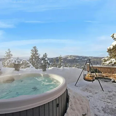 Log With Hot Tub In Rauland Ferienhaus *