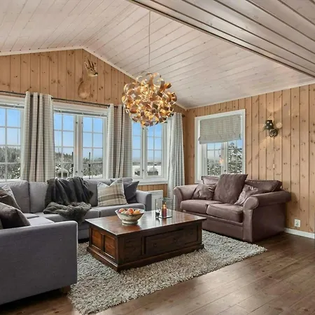 Log With Hot Tub In Rauland Ferienhaus *